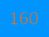 160 pixels